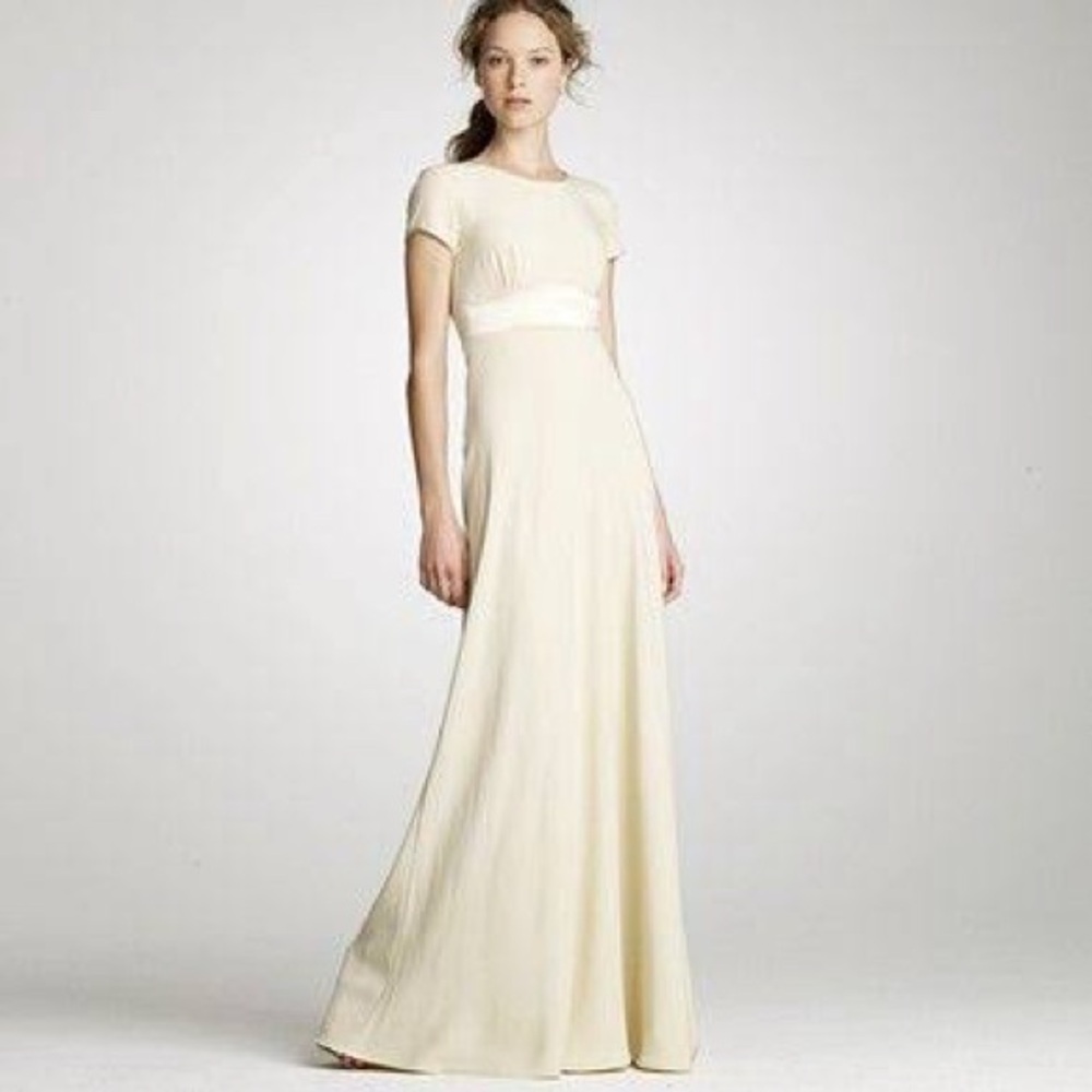 J. Crew Crepe Mimi wedding dress